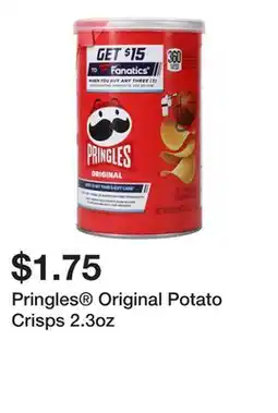 Five Below Pringles Original Potato Crisps 2.3oz offer