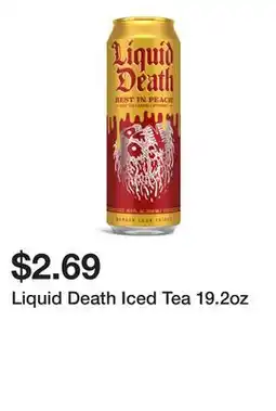 Five Below Liquid Death Iced Tea 19.2oz offer