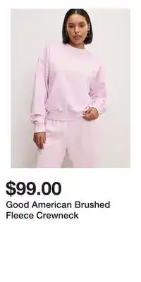 Victoria's Secret Good American Brushed Fleece Crewneck offer