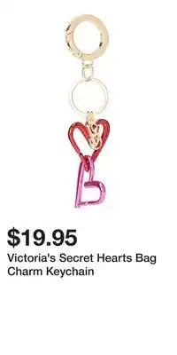 Victoria's Secret Victoria's Secret Hearts Bag Charm Keychain offer