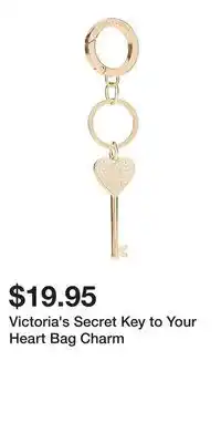 Victoria's Secret Victoria's Secret Key to Your Heart Bag Charm offer