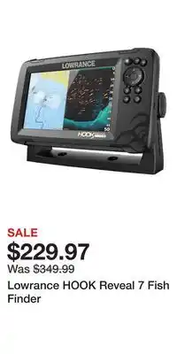 Cabela's Lowrance HOOK Reveal 7 Fish Finder offer