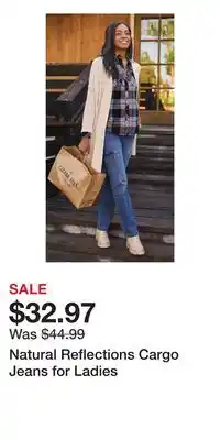 Cabela's Natural Reflections Cargo Jeans for Ladies offer