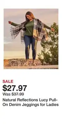 Cabela's Natural Reflections Lucy Pull-On Denim Jeggings for Ladies offer