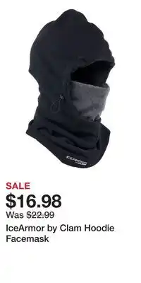 Cabela's IceArmor by Clam Hoodie Facemask offer