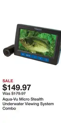 Cabela's Aqua-Vu Micro Stealth Underwater Viewing System Combo offer