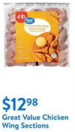 Walmart Great Value Chicken Wing Sections offer