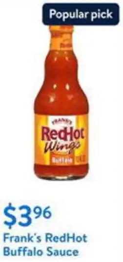 Walmart Frank's RedHot Buffalo Sauce offer