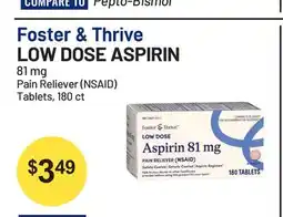 Health Mart Foster & Thrive LOW DOSE ASPIRIN offer