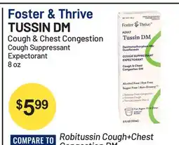 Health Mart Foster & Thrive TUSSIN DM offer