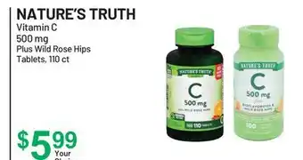 Health Mart NATURE'S TRUTH offer