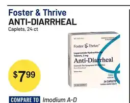 Health Mart Foster & Thrive ANTI-DIARRHEAL offer