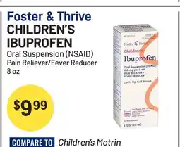 Health Mart Foster & Thrive CHILDREN'S IBUPROFEN offer