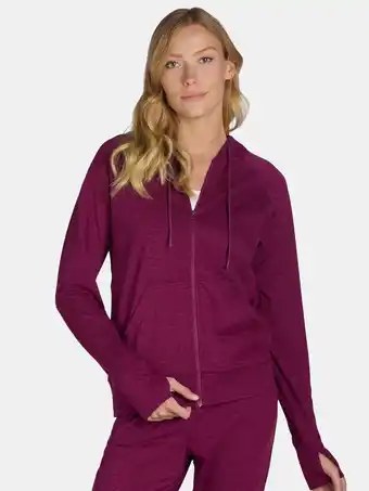 Walmart Athletic Works Women's and Women's Plus ButterCore Zip-Up Hoodie, Sizes XS-4X offer