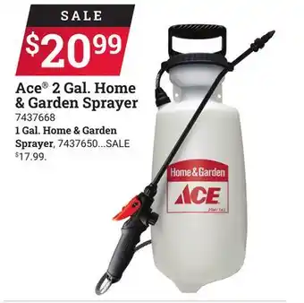 Ace Hardware Ace 2 Gal. Home & Garden Sprayer offer