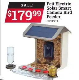 Ace Hardware Feit Electric Solar Smart Camera Bird Feeder offer