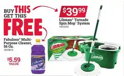 Ace Hardware Libman Tornado Spin Mop System offer