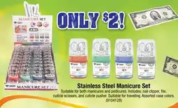 Ace Hardware Stainless Steel Manicure Set offer