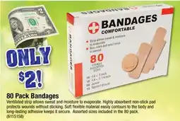 Ace Hardware 80 Pack Bandages offer