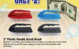 Ace Hardware 2 Plastic Handle Scrub Brush offer