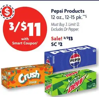 Family Dollar Pepsi Products offer