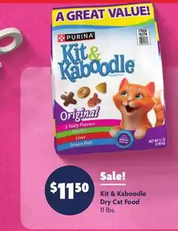 Family Dollar Kit & Kaboodle Dry Cat Food offer