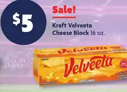 Family Dollar Kraft Velveeta Cheese Block offer