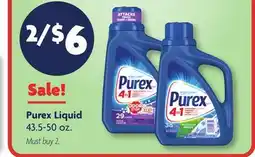 Family Dollar Purex Liquid offer