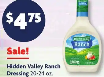 Family Dollar Hidden Valley Ranch Dressing offer