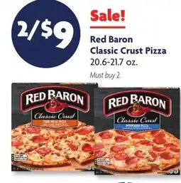 Family Dollar Red Baron Classic Crust Pizza offer