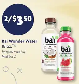 Family Dollar Bai Wonder Water offer