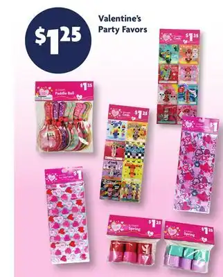 Family Dollar Valentine's Party Favors offer