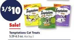 Family Dollar Temptations Cat Treats offer