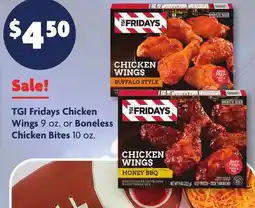 Family Dollar TGI Fridays Chicken Wings 9 oz. or Boneless Chicken Bites 10 oz offer