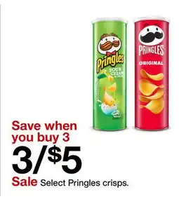 Target Select Pringles crisps offer