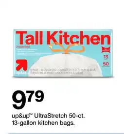 Target up & up UltraStretch 50 - ct. 13 - gallon kitchen bags offer