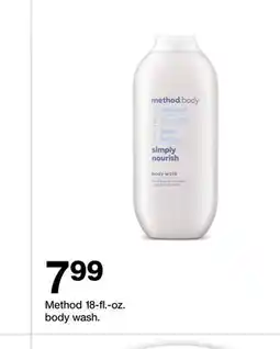 Target Method 18-fl-oz. body wash offer