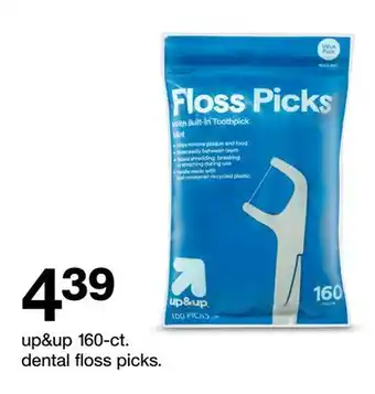 Target up & up 160-ct. dental floss picks offer