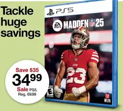 Target PS5 NFL Madden 25 offer