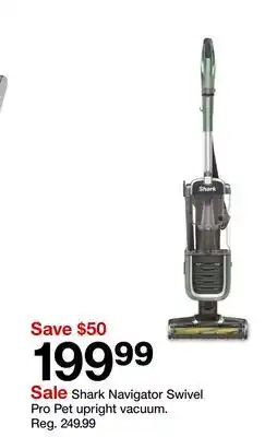 Target Shark Navigator Swivel Pro Pet upright vacuum offer