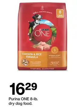 Target Purina ONE 8-lb. dry dog food offer