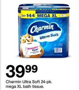 Target Charmin Ultra Soft 24-pk. mega XL bath tissue offer