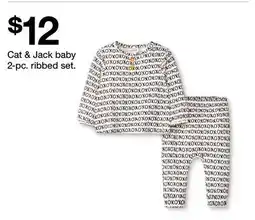 Target Cat & Jack baby 2-pc. ribbed set offer