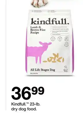 Target Kindfull. 23-lb. dry dog food offer