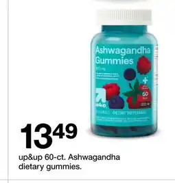 Target up&up 60-ct. Ashwagandha dietary gummies offer