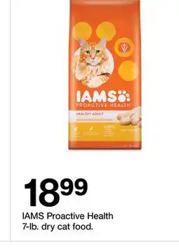 Target IAMS Proactive Health 7-lb. dry cat food offer