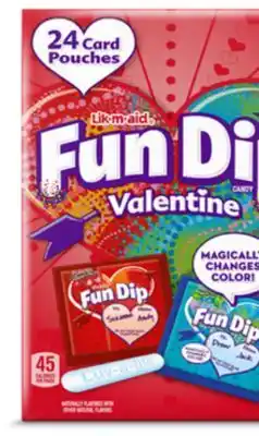 Target Fun Dip Valentine's Day classroom exchange candy offer