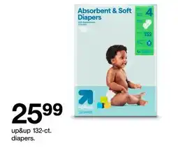 Target up & up 132 - ct. diapers offer