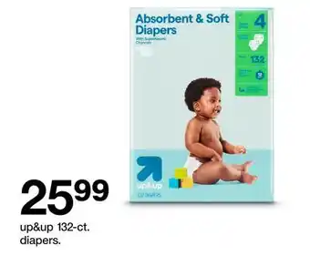 Target up & up 132 - ct. diapers offer