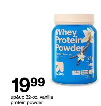 Target up&up 32-oz. vanilla protein powder offer